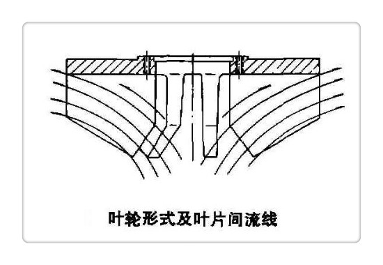 粗粒浮选机叶轮湿式及叶片间流线