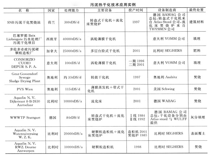 污泥热干化技术